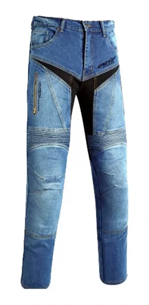 Pantalon Para Motociclista Con Protecciones Atrox At-2933_0