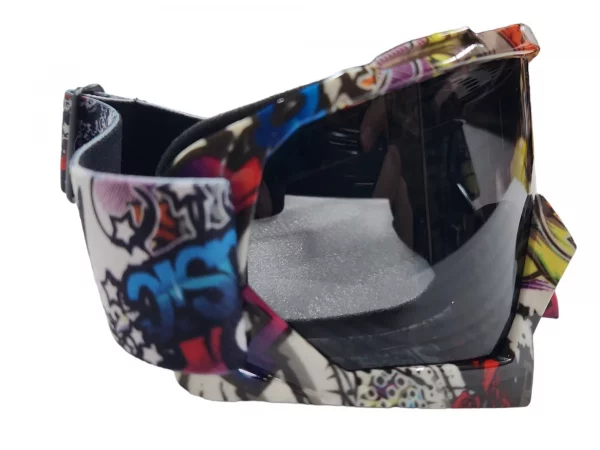 Goggles Motocross Lentes Moto Para Bikers Grafiti_3