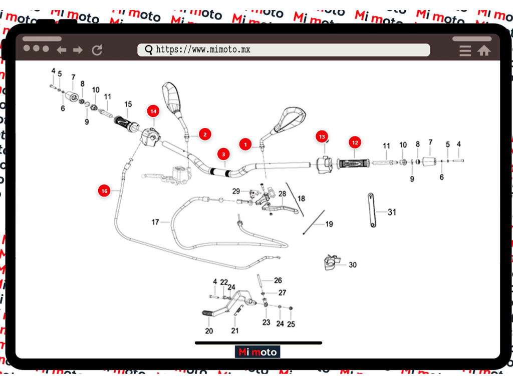 Diagrama OEM de ejemplo