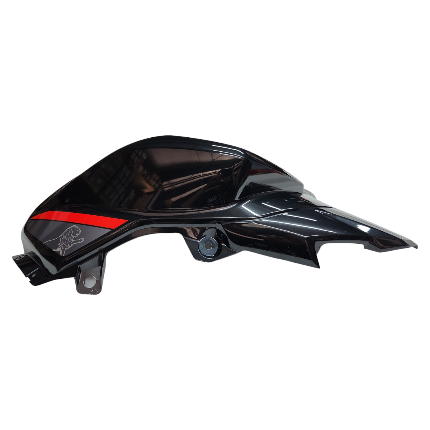 CUBIERTA TANQUE COMBUSTIBLE DERECHA NEGRO CON STICKER