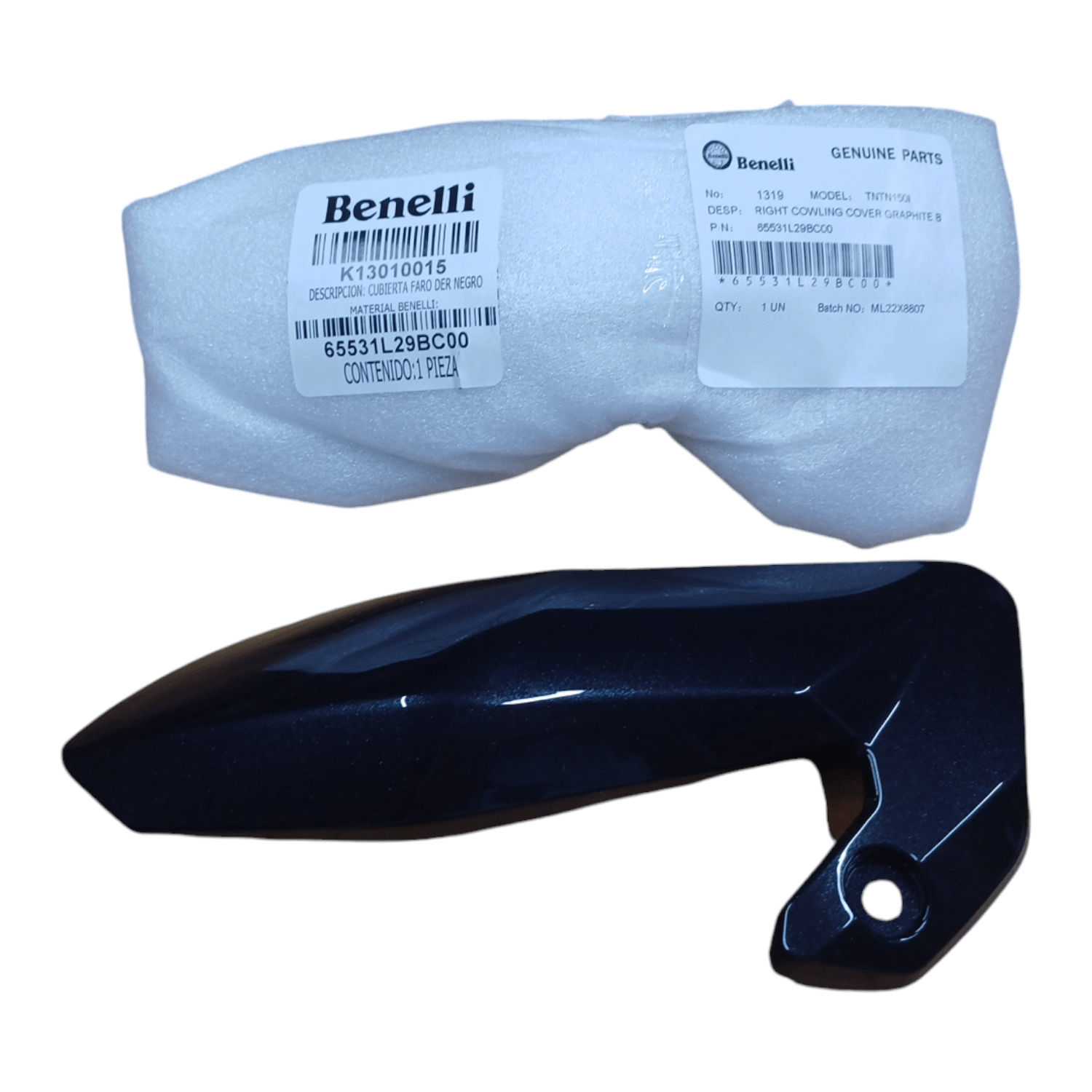 CUBIERTA DERECHA NEGRO - Image 5