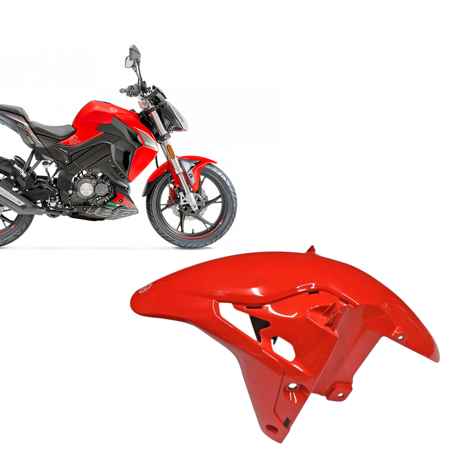 SALPICADERA DELANTERA ROJO CON STICKER - Image 8