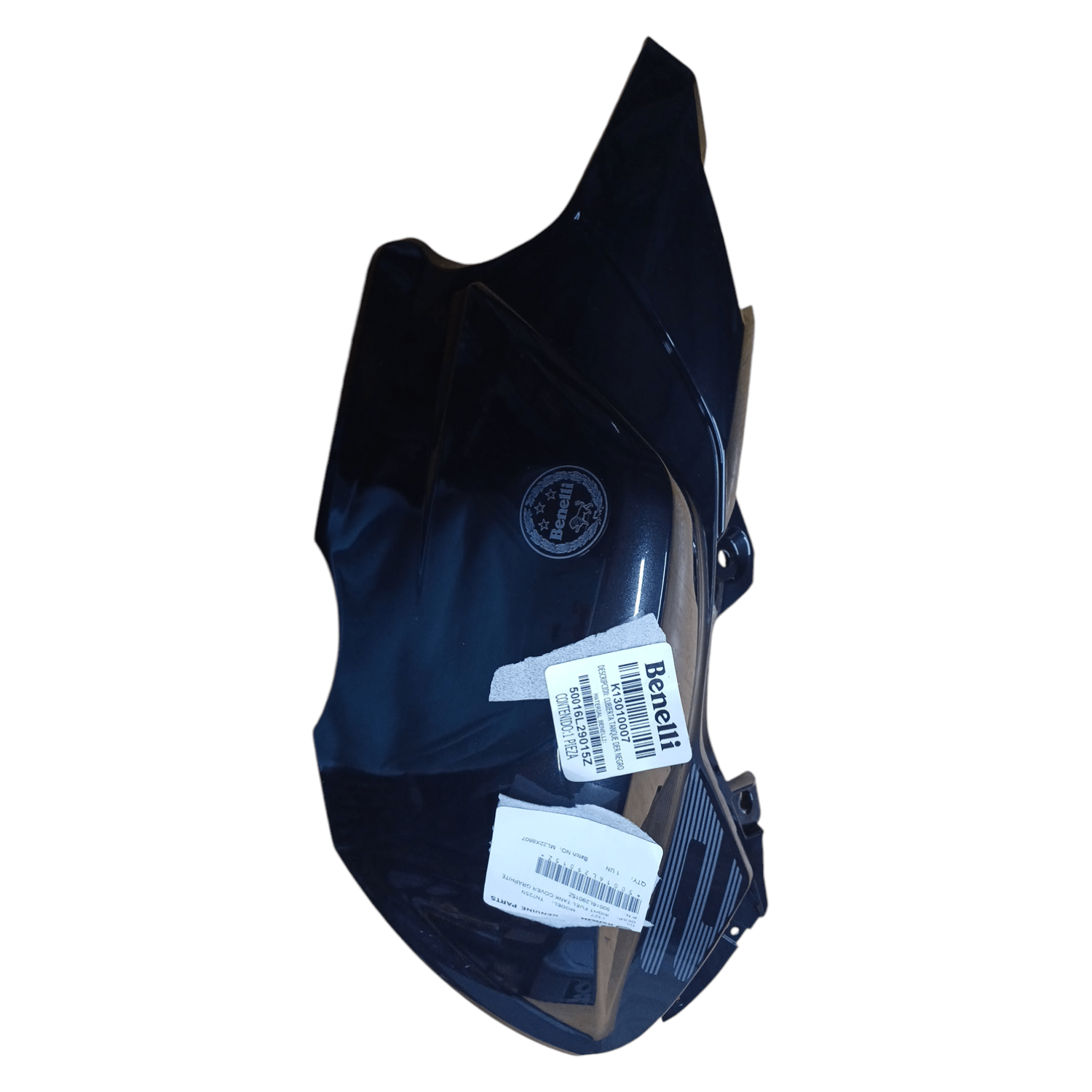 CUBIERTA TANQUE COMBUSTIBLE DERECHA NEGRO CON STICKER - Image 2