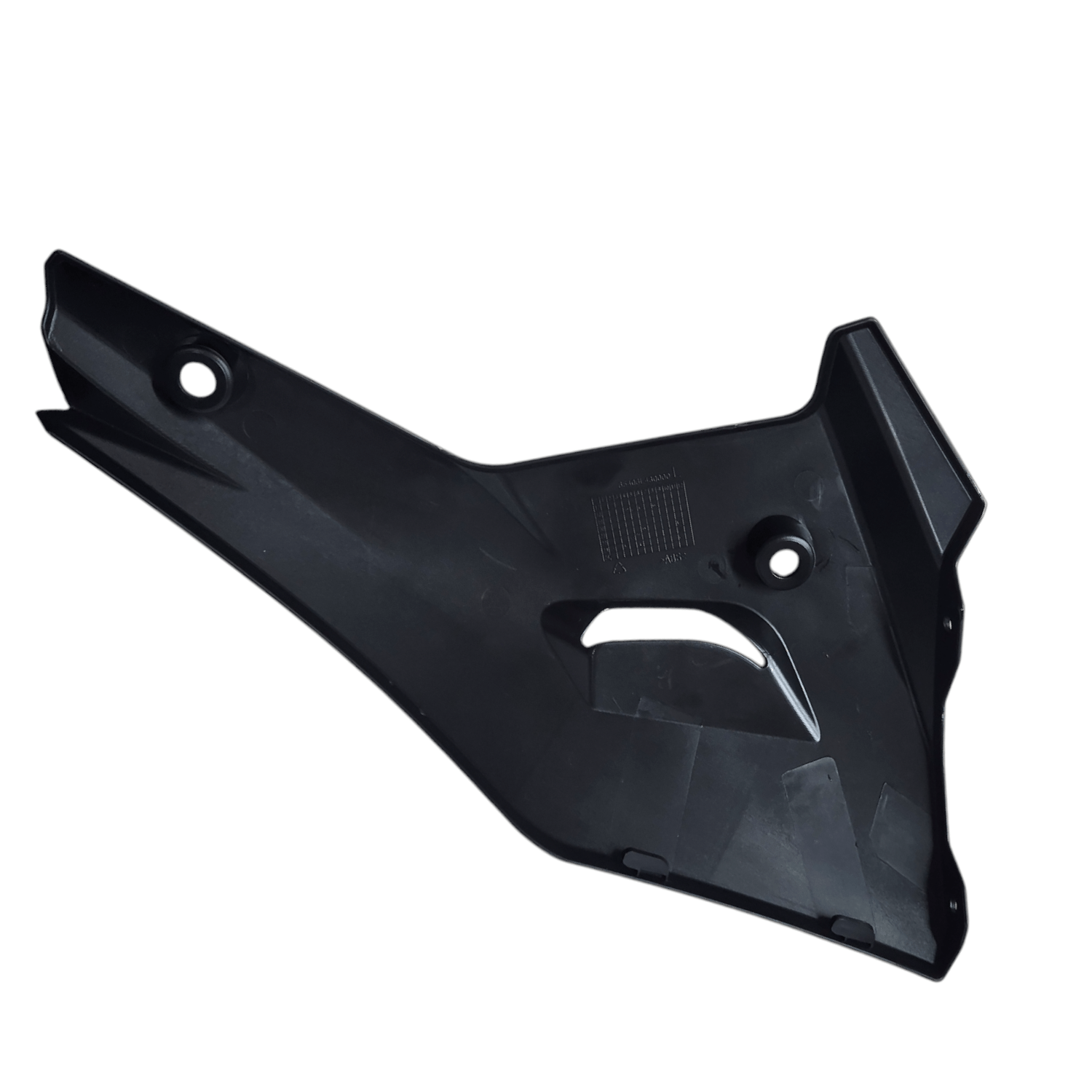 CUBIERTA INFERIOR IZQUIERDA NEGRO CON STICKER ROJO - Image 2