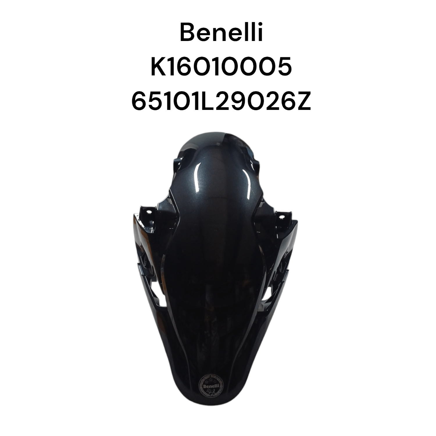 SALPICADERA DELANTERA NEGRO CON STICKER - Image 2