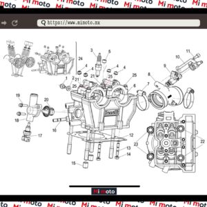 CABEZA DE CILINDRO TNT25