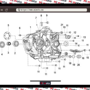 CARTER IZQUIERDO TNT150I