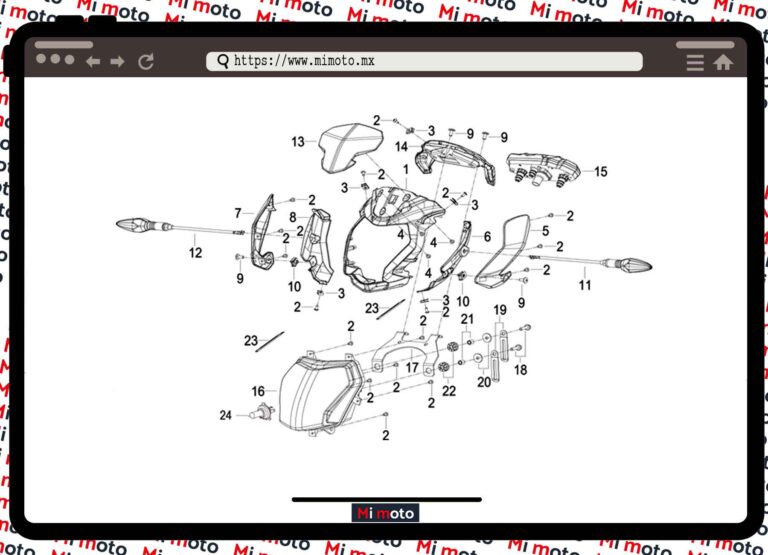 CUBIERTA DE FARO VELOCIMETRO TNT25