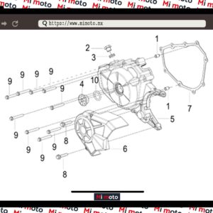 CUBIERTA IZQUIERDA 180S