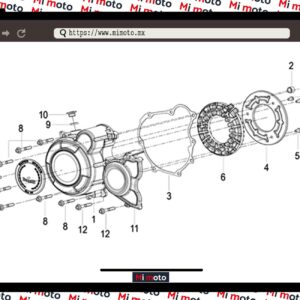 CUBIERTA IZQUIERDA TNT150I