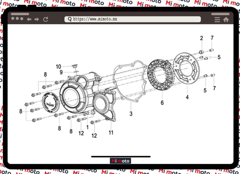 CUBIERTA IZQUIERDA TNT150I