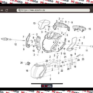 CUBIERTAS DE FARO TNT150I