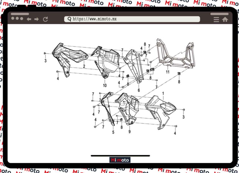 CUBIERTAS FRONTALES TNT150I