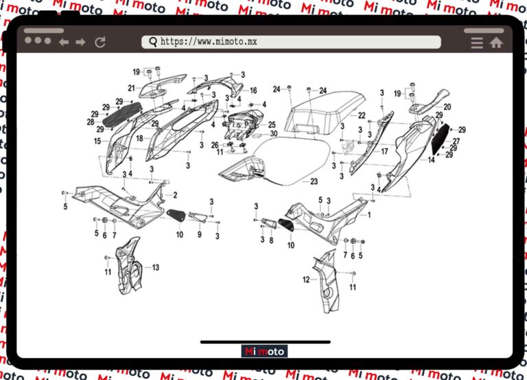 CUBIERTAS LATERALES TNT150I