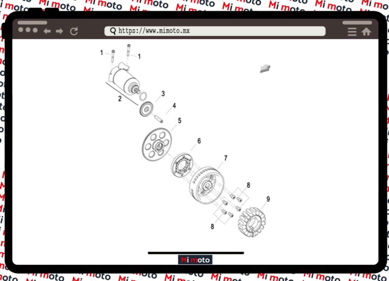 ESTATOR MARCHA TRK502
