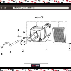 FILTRO DE AIRE TNT150I