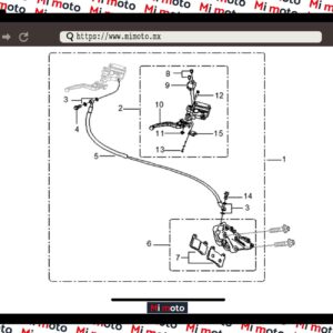 FRENO DELANTERO TNT150I