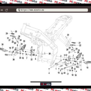 PEDAL PARADORES 180S