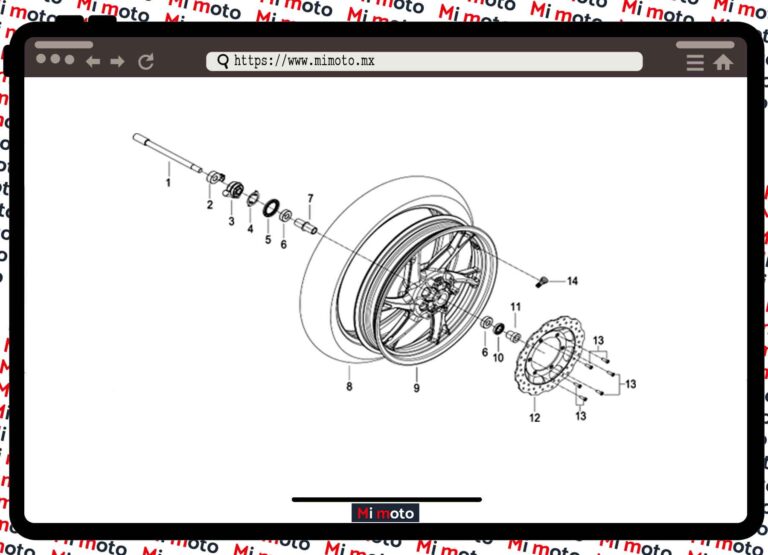 RUEDA DELANTERA TNT25