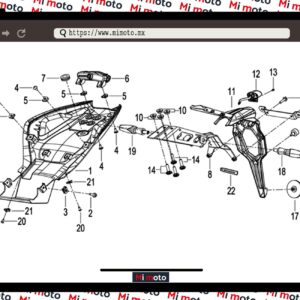 SALPICADERA TRASERA 180S
