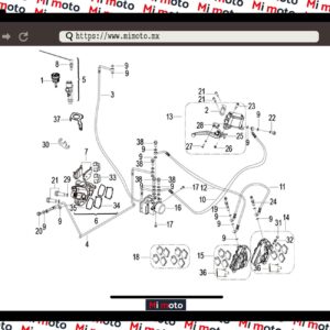 SISTEMA DE FRENO TRK502