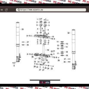 SUSPENSIÓN DELANTERA TNT25