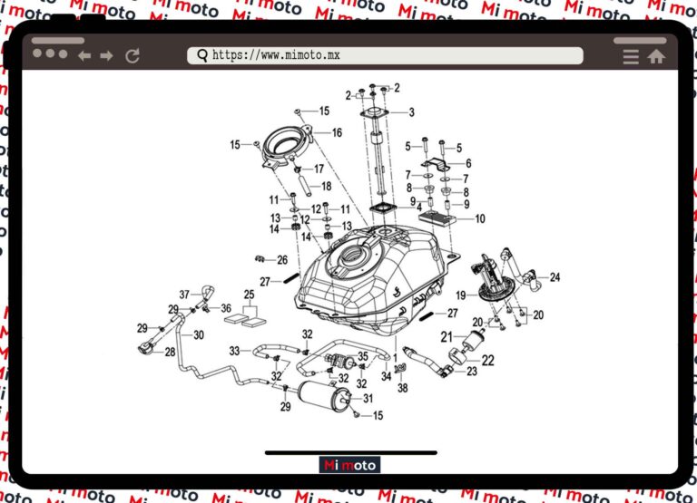 TANQUE DE COMBUSTIBLE TNT150I