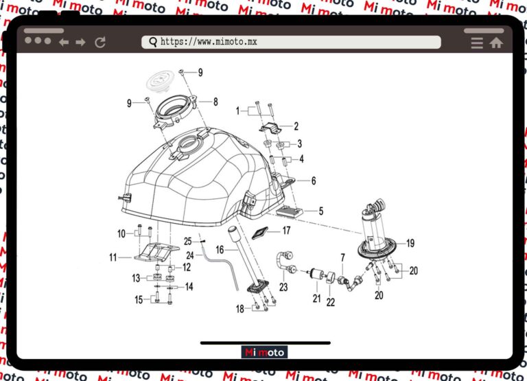 TANQUE DE COMBUSTIBLE TRK502