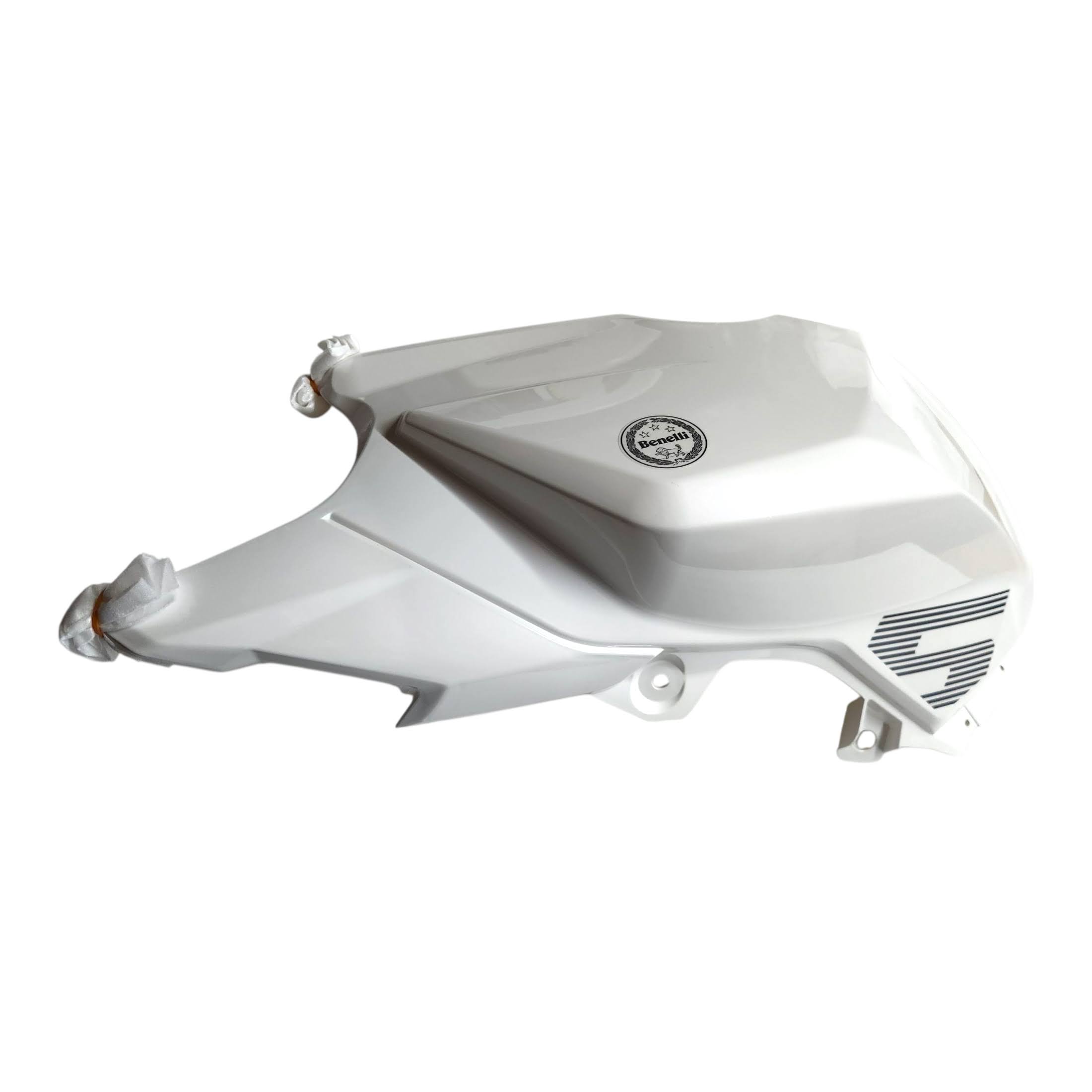 CUBIERTA TANQUE COMBUSTIBLE IZQUIERDA BLANCO CON STICKER - Image 4