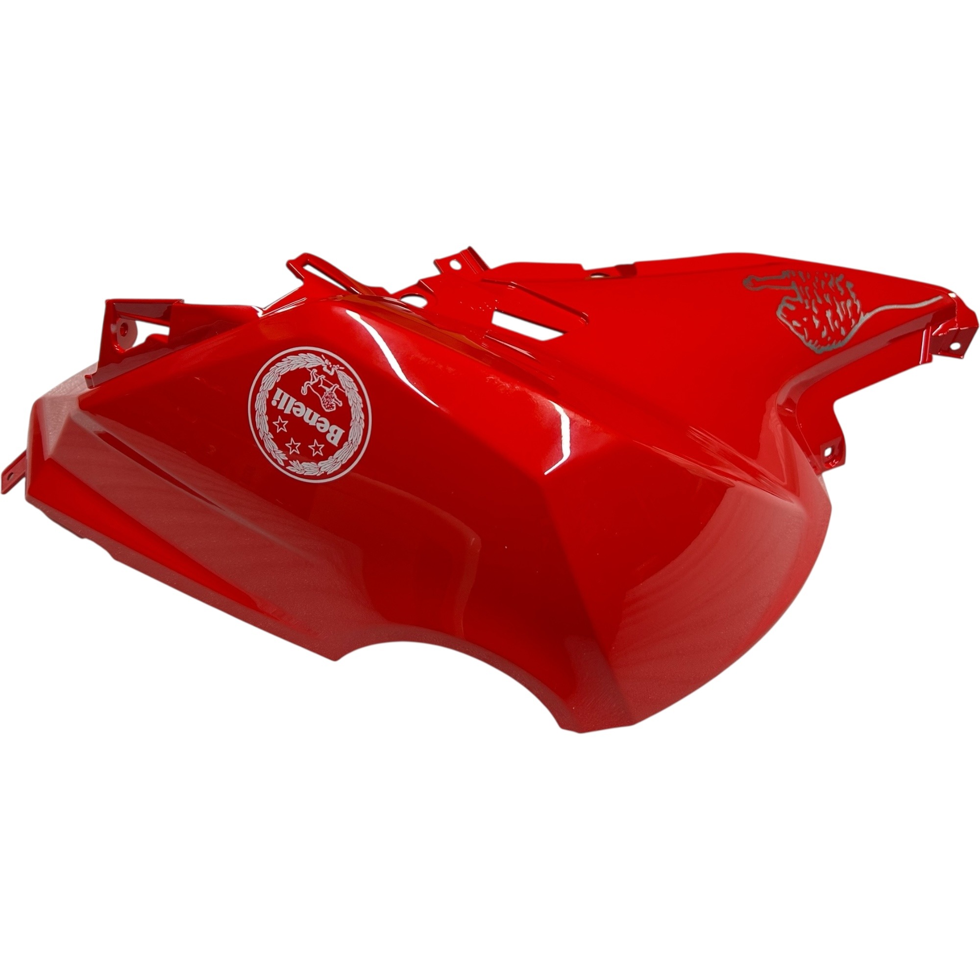 CUBIERTA TANQUE COMBUSTIBLE DERECHA ROJO CON STICKER - Image 3