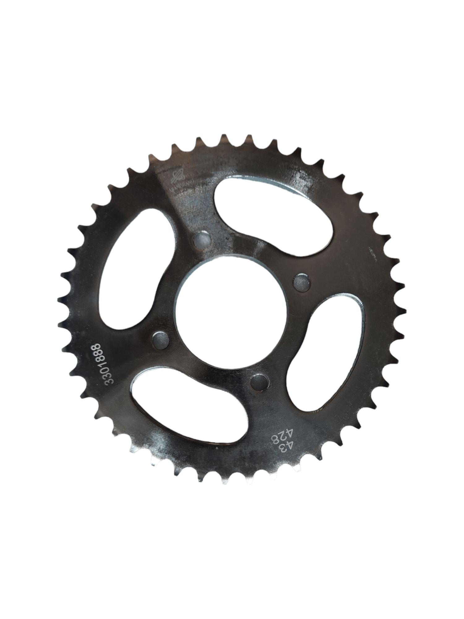 Sprocket trasero carburada