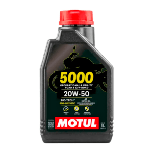Aceite Motul 5000 4T 20W50 Semisintético Para Moto  JASO MA2 API SN