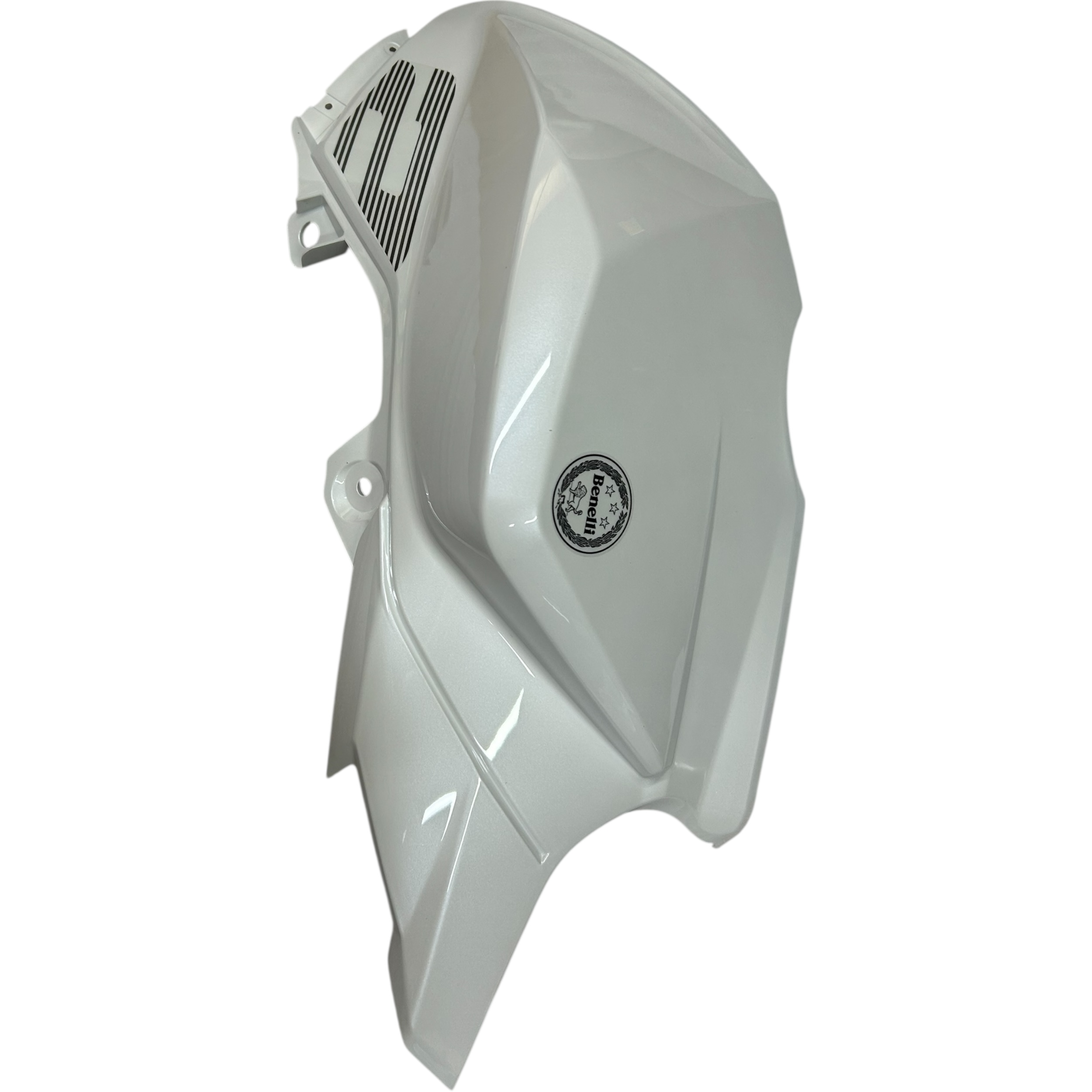 Cubierta Tanque Combustible Derecha Blanco Con Sticker
