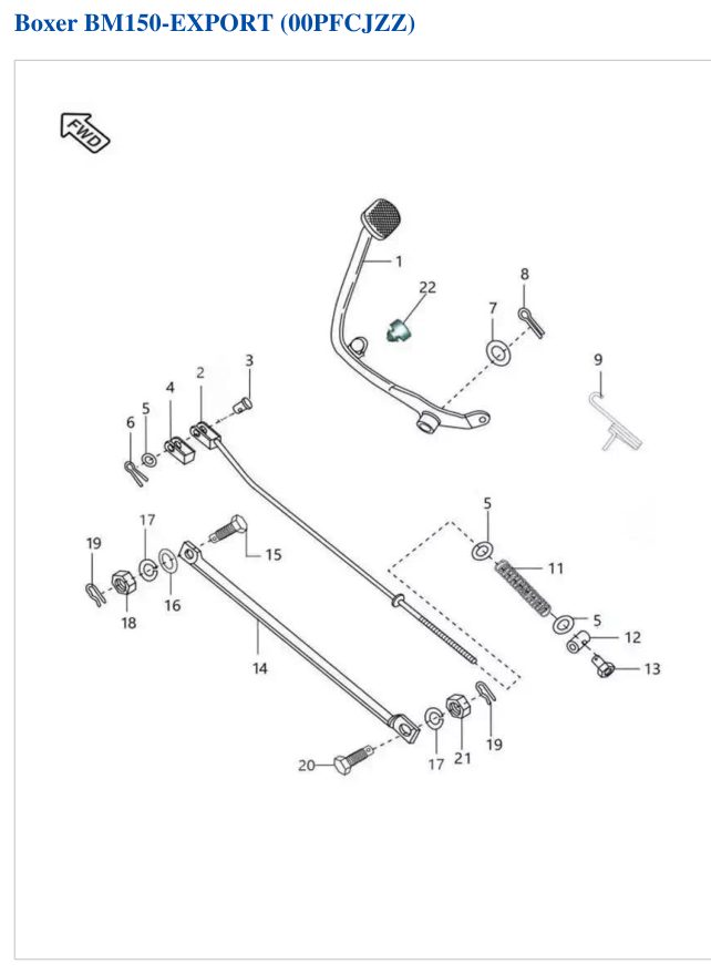 Pedal de Freno