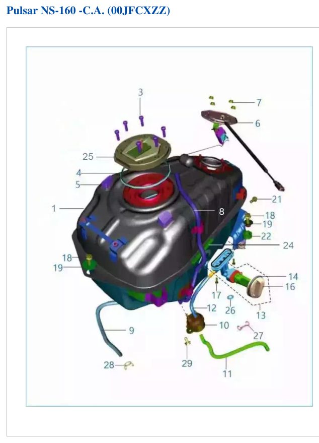 Tanque de Gasolina