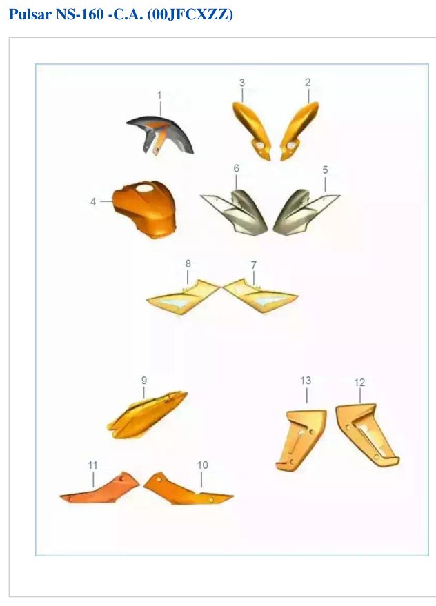 Piezas Pintadas