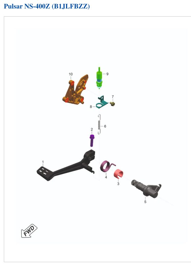 Pedal de Freno